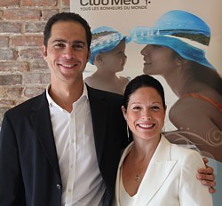 Xavier Mufraggi, PDG Club Med Amérique du Nord et Caroline Doyon, Vice présidente Club Med Canada, Xavier Mufraggi, PDG Club Med Amérique du Nord et Caroline Doyon, Vice présidente Club Med Canada,