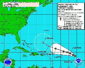 Une nouvelle dépression tropicale pointe à l'horizon Une nouvelle dépression tropicale pointe à l'horizon