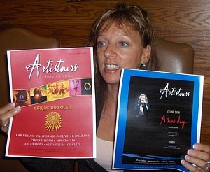 Jacqueline Deslauriers , PDG de Artistours Jacqueline Deslauriers , PDG de Artistours