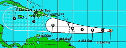 Du mauvais temps attendu sur les Antilles ce week end Du mauvais temps attendu sur les Antilles ce week end