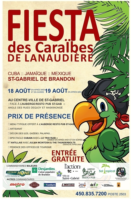 La Fiesta des Caraïbes de Lanaudière La Fiesta des Caraïbes de Lanaudière