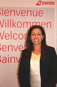 Mina Cicale, la nouvelle directrice générale de Swiss pour le Canada. Mina Cicale, la nouvelle directrice générale de Swiss pour le Canada.