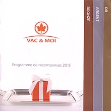 Le programme de récompense VAC & Moi se décline en 3 niveaux repris dans une mini-brochure. Le programme de récompense VAC & Moi se décline en 3 niveaux repris dans une mini-brochure.