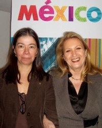 Renée Gonzales de La Lama directrice du CPTM et Sol Cohen directrice de Mexicana Renée Gonzales de La Lama directrice du CPTM et Sol Cohen directrice de Mexicana