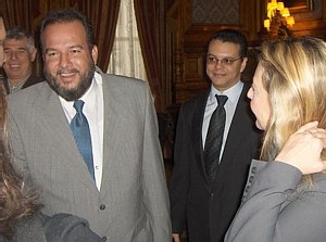 Manuel Marrero Cruz ministre du tourisme de Cuba et Lyne Lemay de Caribe Sol