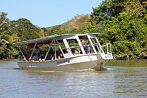 Le Parc national Palo Verde se découvre à bord de bateaux à moteur, qui sillonnent la rivière Tepisque.