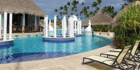 Une des piscines du Paradisus Palma Real Une des piscines du Paradisus Palma Real