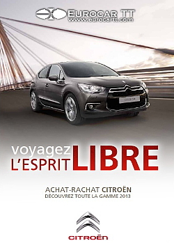 La Brochure électronique 2013 – sur la couverture la nouvelle Citroën DS4 La Brochure électronique 2013 – sur la couverture la nouvelle Citroën DS4