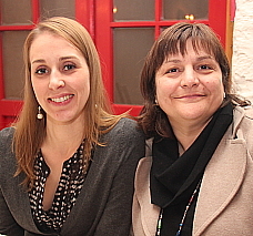 Marie-Noelle Guay et Emmanuelle Santos, d'Incursion Voyages. Marie-Noelle Guay et Emmanuelle Santos, d'Incursion Voyages.