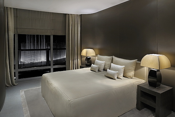 Suite Fontaine à l'hôtel Armani de Dubaï Suite Fontaine à l'hôtel Armani de Dubaï