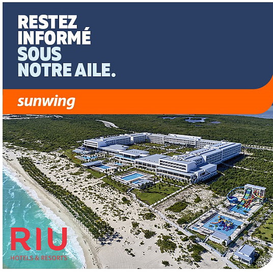 Sunwing présente un webinaire sur les hôtels RIU Sunwing présente un webinaire sur les hôtels RIU