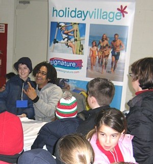 Avec le comédien Jean-François Harrisson Avec le comédien Jean-François Harrisson