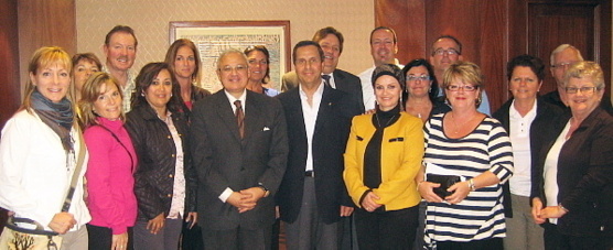 Lors de rencontre avec le Ministre Égyptien du Tourisme Lors de rencontre avec le Ministre Égyptien du Tourisme