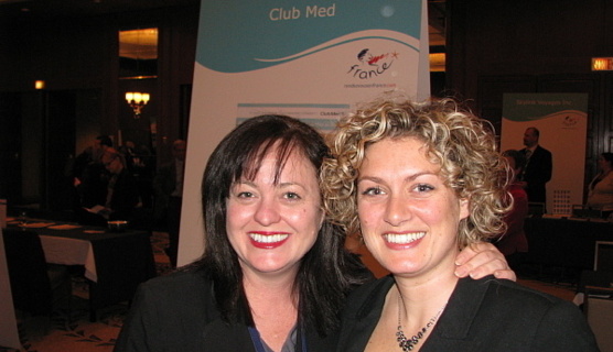 Marylène Lupien et Annie Archambault de Club Med Marylène Lupien et Annie Archambault de Club Med