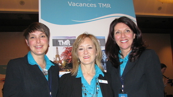 Marie-Ève Bédard, Lucie Veillet et Annie Palardy de Vacances TMR
