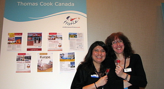 Jennifer Santa Cruz et Nathalie Demontigny de Thomas Cook Canada