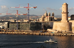 Le nouveau musée des Civilisations de l'Europe et de la Méditerranée (ou MUCEM) (photo Lisa Ricciotti)