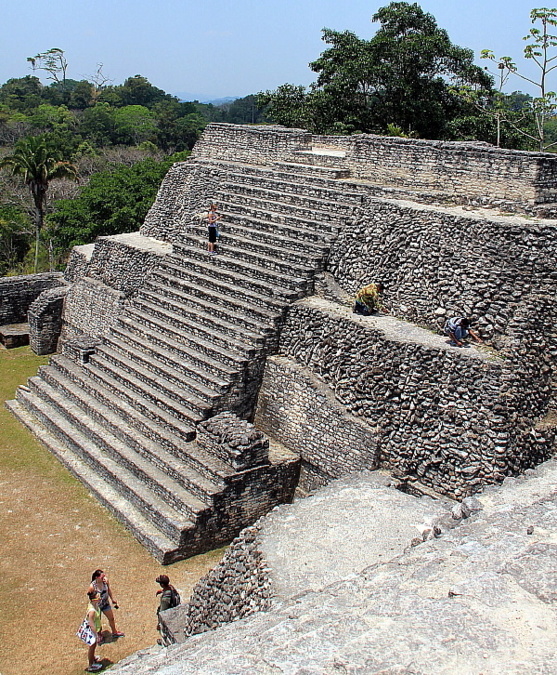 Le site archéologique de Caracol est situé au coeur de la Réserve forestière de Chiquibul