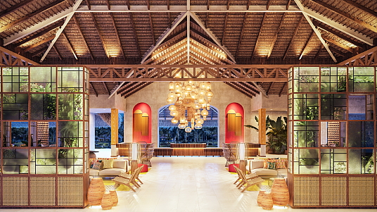 Le lobby du Tropical Deluxe Princess