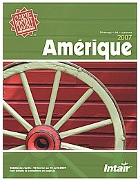 Sortie de la Brochure 'Amérique 2007' de Carte Postale Tours