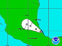 La tempête tropicale Fernand sur le Mexique  La tempête tropicale Fernand sur le Mexique