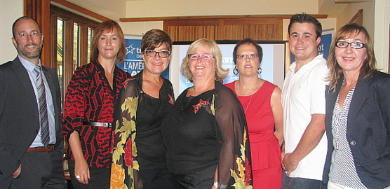 L'équipe de Transat Découvertes lors de la réception offerte aux partenaires du voyagiste au restaurant Lalouxt; Louis Michaud, Julie Sarreault, Susie Deveault, Manon Doucet, Manon Bartocetti, Jérémie Mc Fergus et lynn Leblanc L'équipe de Transat Découvertes lors de la réception offerte aux partenaires du voyagiste au restaurant Lalouxt; Louis Michaud, Julie Sarreault, Susie Deveault, Manon Doucet, Manon Bartocetti, Jérémie Mc Fergus et lynn Leblanc