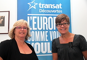 Manon Doucet, directrice des ventes et Susie Deveault, directrice générale de Transat Découvertes Manon Doucet, directrice des ventes et Susie Deveault, directrice générale de Transat Découvertes