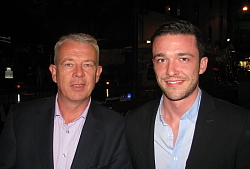 Oliver Kluth, vice-président ventes et développement des affaires de RIU et Laurent Plourde, v-p marketing de Groupe Voyages Québec. Oliver Kluth, vice-président ventes et développement des affaires de RIU et Laurent Plourde, v-p marketing de Groupe Voyages Québec.