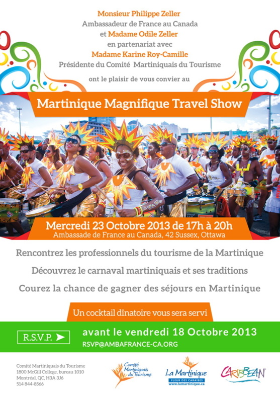 La Martinique convie les agents de voyages à une soirée carnaval La Martinique convie les agents de voyages à une soirée carnaval