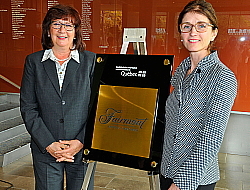 Lucille Daoust, directrice générale de l'ITHQ et Mme Suzanne Streule, Director of Talent and Learning de Fairmont Hotels & Resorts Lucille Daoust, directrice générale de l'ITHQ et Mme Suzanne Streule, Director of Talent and Learning de Fairmont Hotels & Resorts