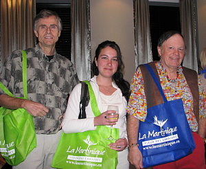 François Deshaies de VED en compagnie de Isabelle Mora et Steve Pelletier  de l'agence Boutique Aventure François Deshaies de VED en compagnie de Isabelle Mora et Steve Pelletier  de l'agence Boutique Aventure