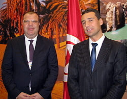Mohamed Frikha, PDG de Syphax et Néji Gouider directeur Canada de l'ONTT