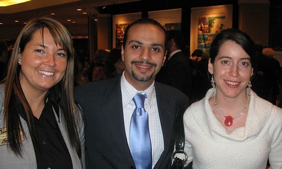 Sandra Mallette en compagnie de Amr Younes et Amy Caron de la famille Sunquest-Tours Maison