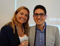 Sandra Mallette et Hugo Aguilera de la chaîne Hôtelière RIU Sandra Mallette et Hugo Aguilera de la chaîne Hôtelière RIU