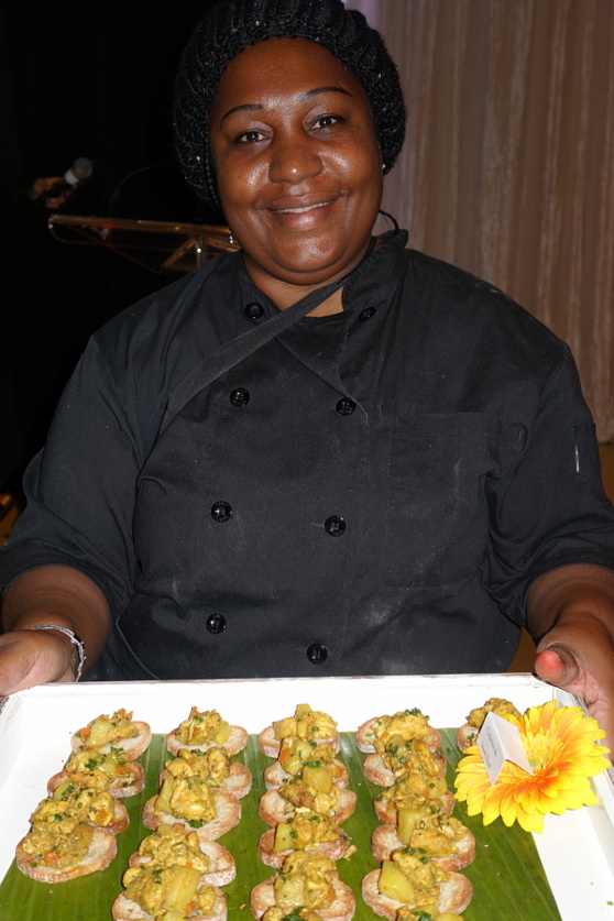 La Chef saint-martinoise Jewel F. Laplante- Daal