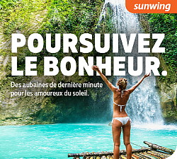 Les clients de Sunwing pourront échapper à l’hiver et s’envoler vers un paradis tropical pendant le solde pour les amoureux du soleil du voyagiste