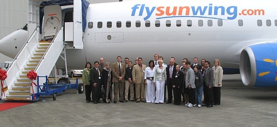 Sunwing prend livraison d'un nouveau B-737 dédié au marché québécois