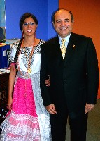 M. Jorge Luis Gonzalez Curi accompagné de Sanaa Drissi du CPTM de Montréal