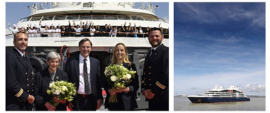 Le Bellot, l’un des derniers-nés de la série des PONANT EXPLORERS, a été baptisé à l’occasion de son escale inaugurale à Honfleur.