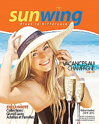 Les vacanciers peuvent vivre la différence grâce à la brochure 2014-2015 de Sunwing
