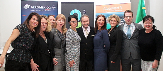 Toute l'équipe du Club Med, celle du CPTM et Ivan Vukov, directeur des marchés pour Aeromexico. Toute l'équipe du Club Med, celle du CPTM et Ivan Vukov, directeur des marchés pour Aeromexico.