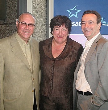 Jean-Marc Eustache, Lina De Cesare et Philippe Sureau, co-fondateurs de Transat