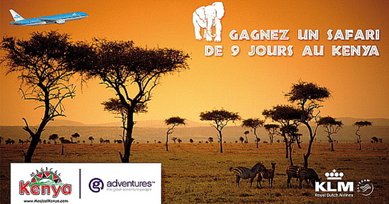 KLM lance le concours "Un safari au Kenya avec KLM " KLM lance le concours "Un safari au Kenya avec KLM "
