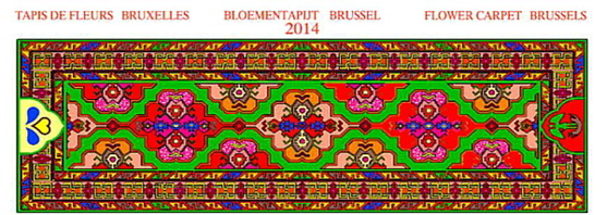 Le Tapis de Fleurs de la Grand Place de Bruxelles célèbre l’immigration turque en Belgique Le Tapis de Fleurs de la Grand Place de Bruxelles célèbre l’immigration turque en Belgique