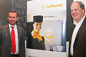 Nils Haupt, directeur communications corporatives pour les Amériques et Hans Dehaan, directeur pour le Canada de Lufthansa Nils Haupt, directeur communications corporatives pour les Amériques et Hans Dehaan, directeur pour le Canada de Lufthansa