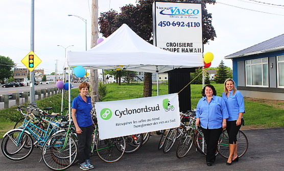 Une agence Vasco récupère 23 vélos pour l'organisme Cyclo Nord-Sud Une agence Vasco récupère 23 vélos pour l'organisme Cyclo Nord-Sud