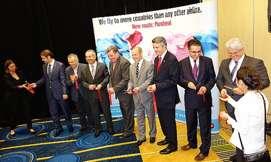 Aéroports de Montréal et Turkish Airlines accueillent le premier vol en provenance d'Istanbul   Aéroports de Montréal et Turkish Airlines accueillent le premier vol en provenance d'Istanbul