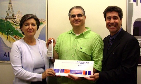 Mrs Catherine Naulin (Chargée d'affaires Air France/ Air France executive Account Manager) - Mr Roger Manuel Delayani - Mr Javier Santamaria Mrs Catherine Naulin (Chargée d'affaires Air France/ Air France executive Account Manager) - Mr Roger Manuel Delayani - Mr Javier Santamaria