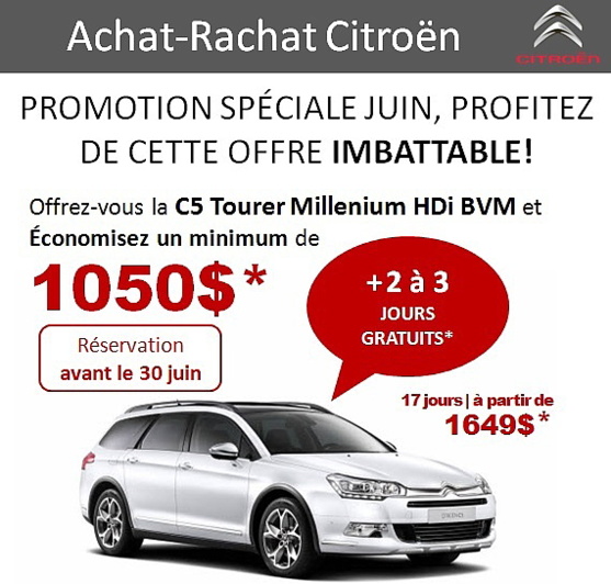 Promotions de juin chez Eurocar TT Promotions de juin chez Eurocar TT