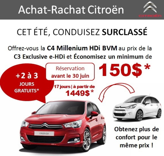 Promotions de juin chez Eurocar TT